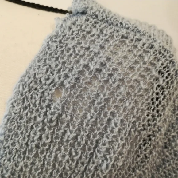 Moon & Madison Light Blue Loose Knit Sweater Size M - Picture 6 of 11
